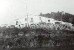 Vista general de la façana de can Terradas, propietat de la família Puigvert (1940)